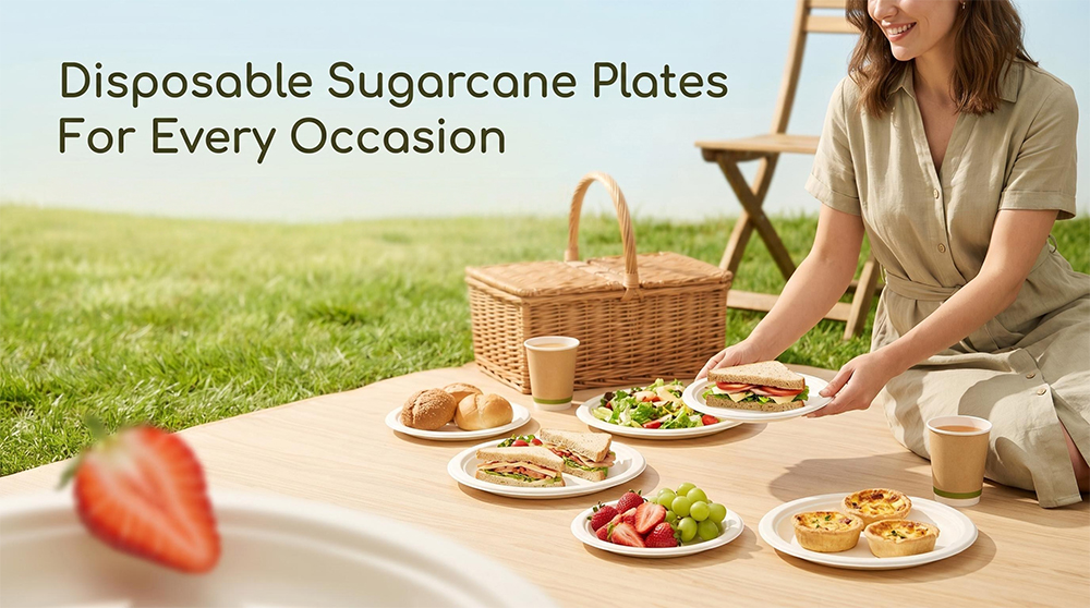 New Trend - Sugarcane material tableware